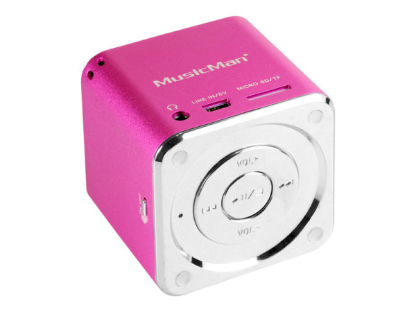 Mobilfunk Zubehör Technaxx MusicMan Mini Soundstation pink