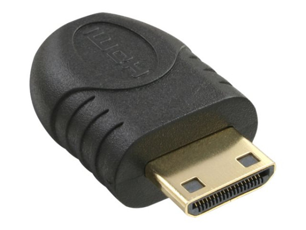 InLineÂ® HDMI Adapter, HDMI C Stecker auf HDMI D Buchse,