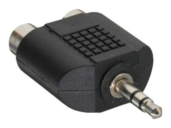 InLine« Audio Adapter, 3,5mm Klinke Stecker an 2x Cinch