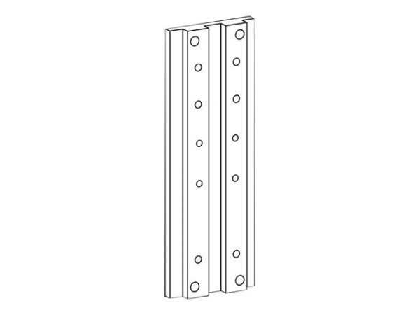 Monitore - Halterungen für Ergotron-Wandschiene Aluminium,