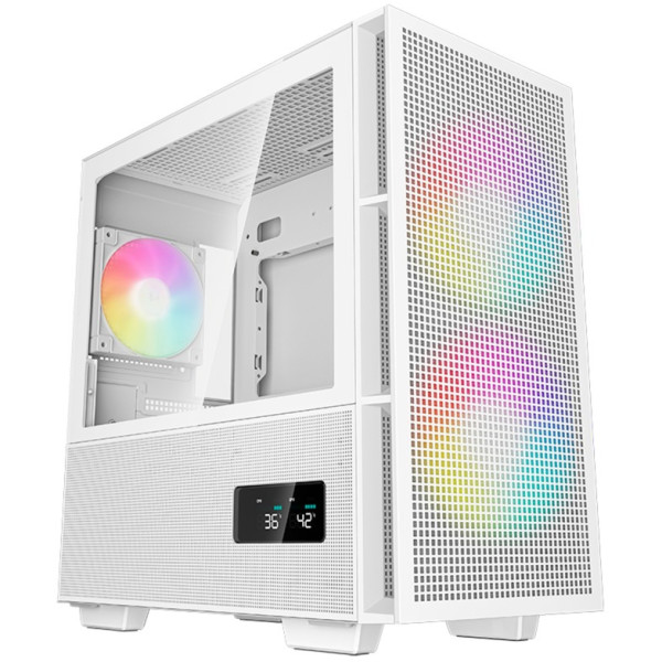 Deepcool CH360 DIGITAL (weiß, Tempered Glass)