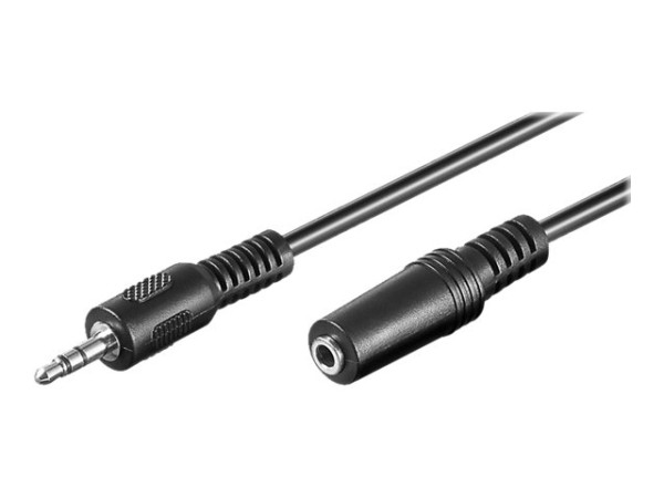 Kabel 3,5mm Klinke Stecker auf Klinke Buchse 2m
