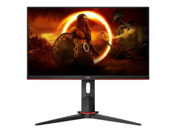 AOC 23,8 L 24G2ZU/BK schwarz/rot, FullHD, AMD