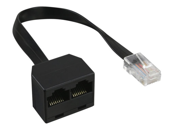 InLine« ISDN Verteiler, 1x RJ45 Stecker an 2x RJ45 Buchse,