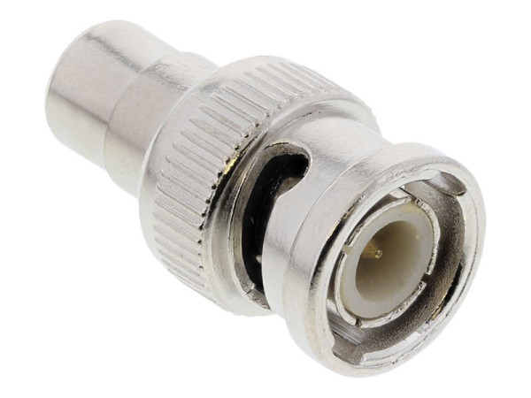 InLineÂ® Video Adapter, 1x Cinch Buchse auf BNC Stecker