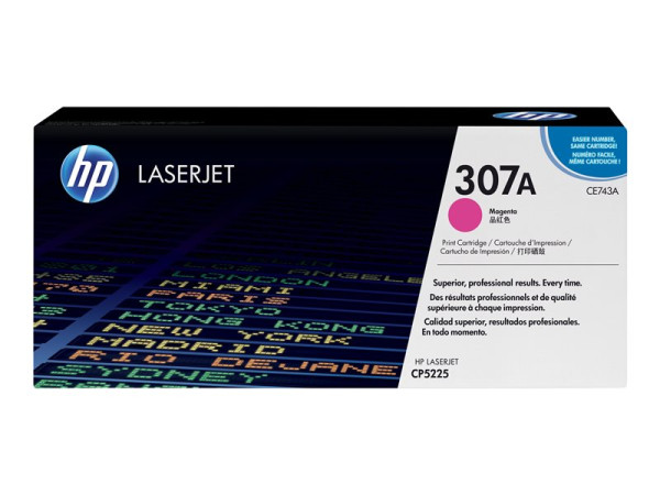 HP CE743A Tonerkartusche magenta, 7.300 Seiten ISO/IEC