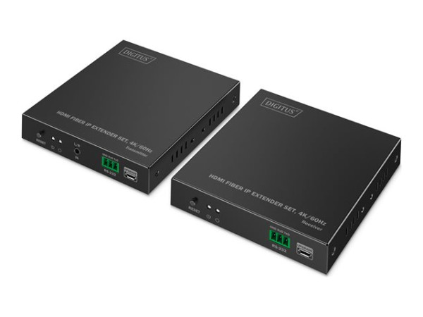 Digitus HDMI Fiber IP Extender Set, HDMI Verlängerung