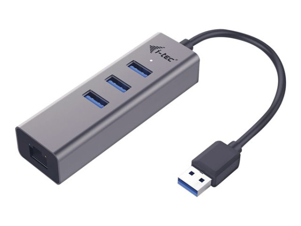i-tec USB-A Metal HUB 3 Port Giga | U3METALG3HUB