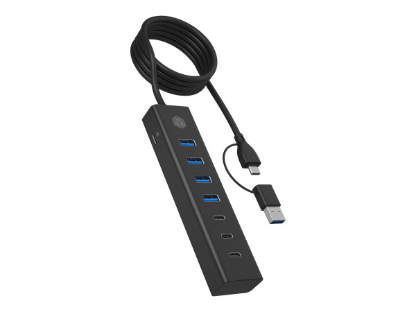 Icy Box IB-HUB1737-C3 (schwarz)