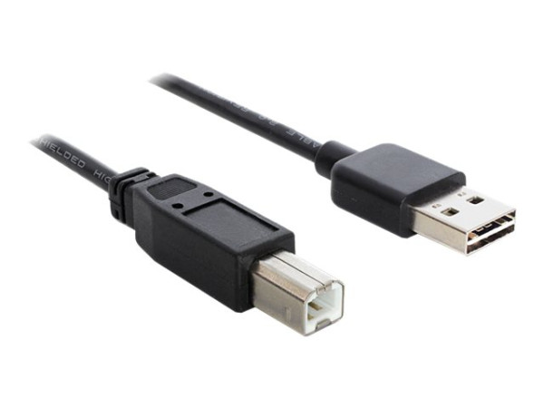 USB Kabel Delock A -> B St/St 3.00m sw Easy USB