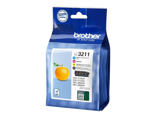 Brother Blister LC3211VALDR Tinte