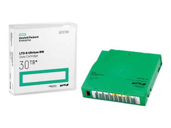 Hewlett Packard Enterprise LTO8 Medium 12 TB (grün)