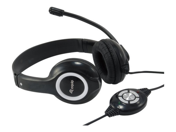 Headset Equip Life Stereo Headset mi Regler USB