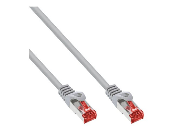 Kabel Patchkabel RJ45 10m CAT6 grau S/FTP (PiMf)
