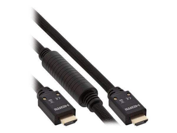 InLine HDMI Aktiv-Kabel, High Speed with Ethernet 20m