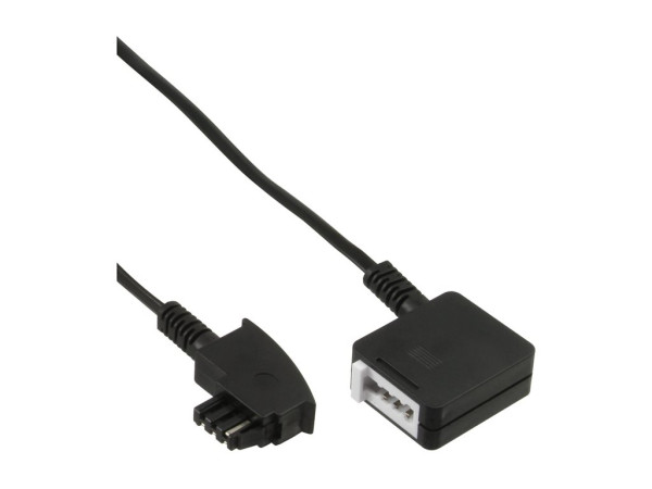 InLine® TAE-F Verlängerung, TAE-F Stecker / Buchse, 15m