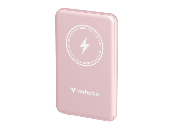 Verbatim Wireless Powerbank Charge 'n' Go 5.000mAh (rosa,