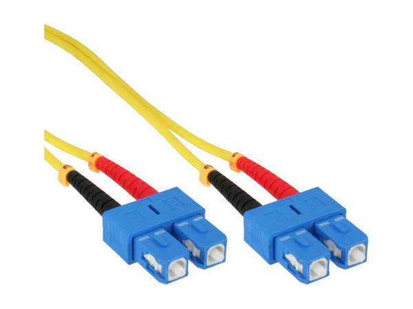 InLine® LWL Duplex Kabel, SC/SC, 9/125Ám, 2m