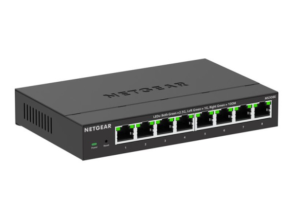 Netgear MS308E 8 Port UNM Plus 2.5G Switch (schwarz)