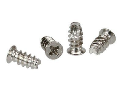 InLine® Lüfterschraube, 5,0x10,0mm, verzinkt, 4er Pack