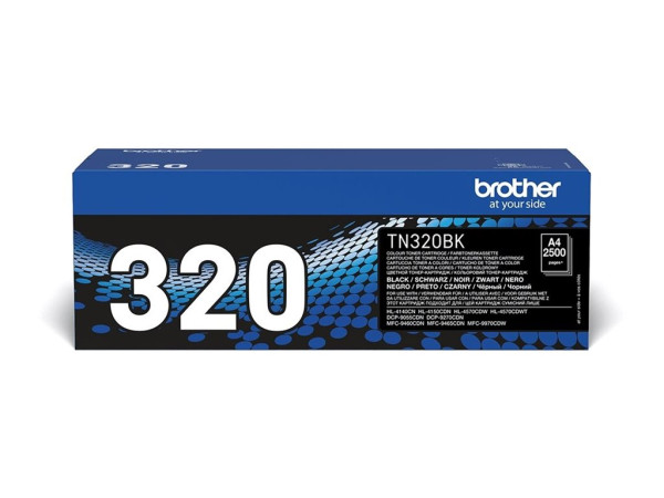 Brother TN320BK Toner schwarz, 2.500 Seiten ISO/IEC 19798