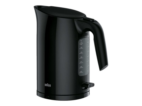 Braun Brau Wasserkocher WK 3110 3000W 1,7L bk | Purease