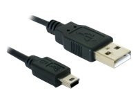 USB-Kabel Delock USB2.0 Typ A -> Typ mini B 5pol St/St 1,00m