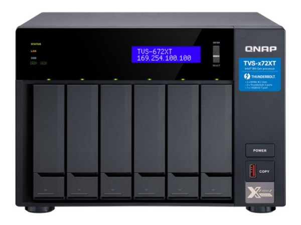 QNAP TVS-672XT-i3-8G 4x3,1GHz 6x3,5" |