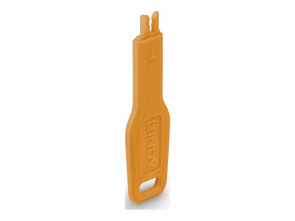 Lindy Schlüssel für RJ45 Port Schloss (orange, Code Orange)