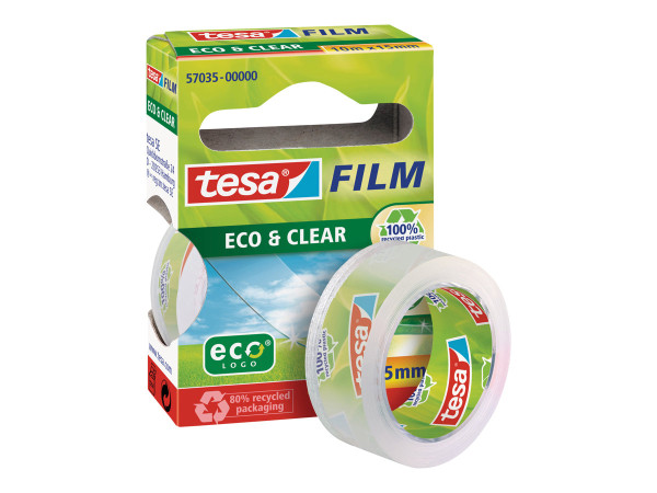 TESA tesa eco&clear 1 Rolle 10mx15mm transparent,