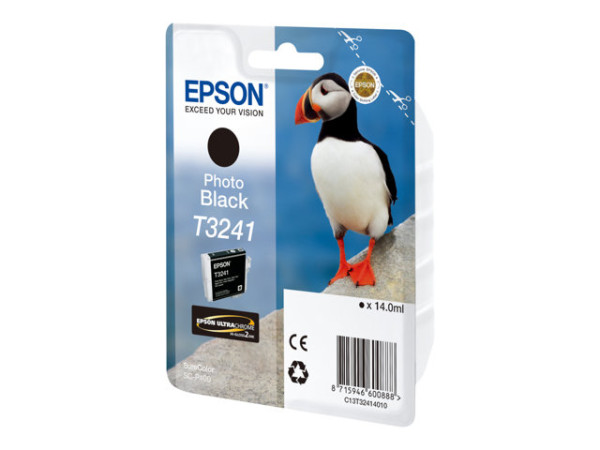 Epson Tinte Foto-schwarz C13T32414010 T3241 Tinte 14 ml