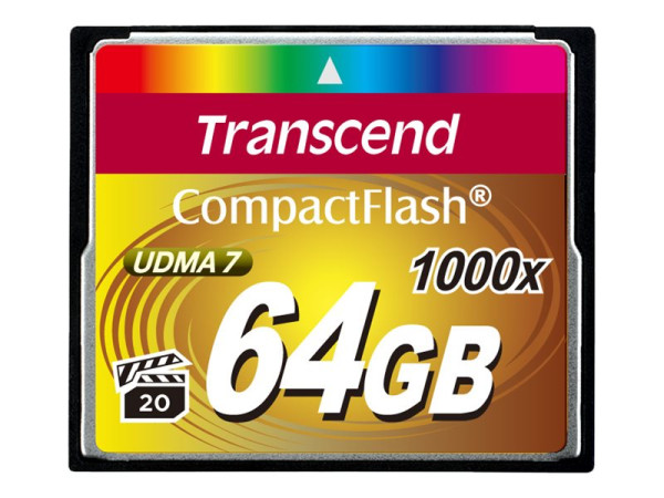 Speicherkarten 65536MB 120MB/s Transcend CompactFlash Card