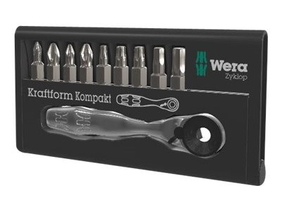 Wera Kraftform Kompakt Zyklop Mini 1 Bit-Satz inkl.