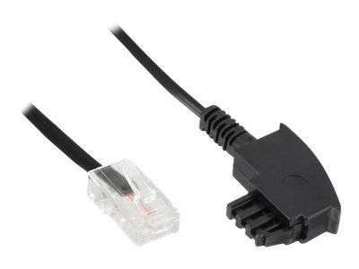 Inline TAE-F Kabel für DSL-Router, TAE-F Stecker an RJ45 10m