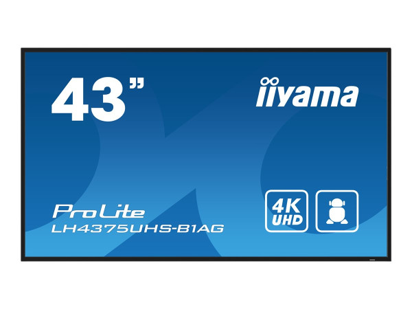 Iiyama ProLite LH4375UHS-B1AG, Public Display (schwarz