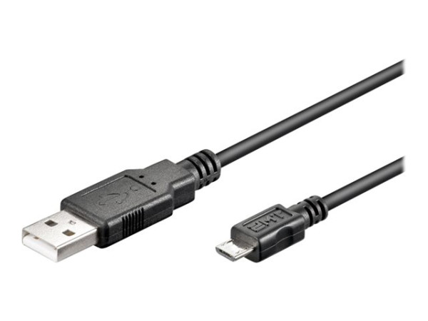 Kabel USB St."A"=>St."Micro-B" 5-pol 1,8m