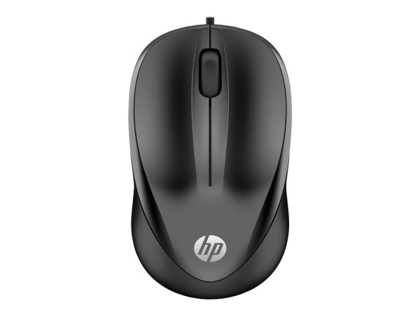 HP Wired Mouse 1000 | 4QM14AA#ABB schwarz Kabel optisch