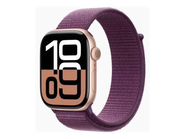 Apple Watch Series 10 (roségold, Aluminium, 46 mm, Sport