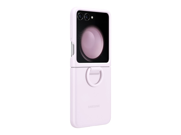 Samsung Silicone Case mit Ring (lavendel, Samsung Galaxy Z