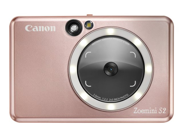 Canon Cano Kamera Zoemini S2 roségold