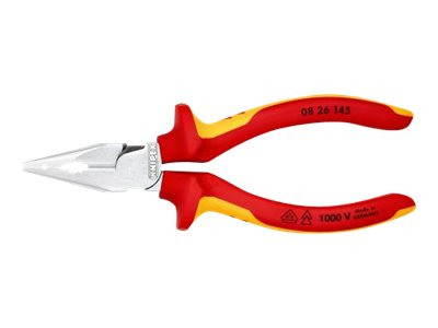 Knipex Knip Spitzkombizange VDE 0826145 rot/gelb, Griffe