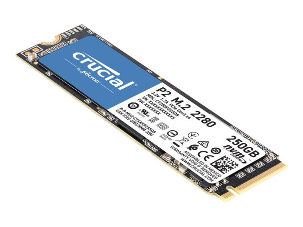 Crucial P2 - Solid-State-Disk - 250 GB - intern - M.2 2280 -