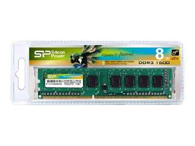 DDR3 8GB PC 1600 CL11 Silicon Power Unbuffer DIMM DT 16c