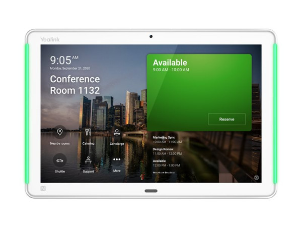 Yealink RoomPanel Plus, Public Display (weiß, WXGA,