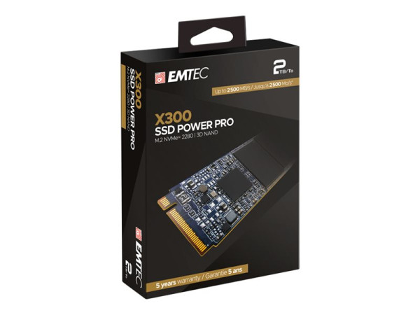 Emtec SSD 2TB 2.0G/2.5G X300 PCIe M.2 ETC