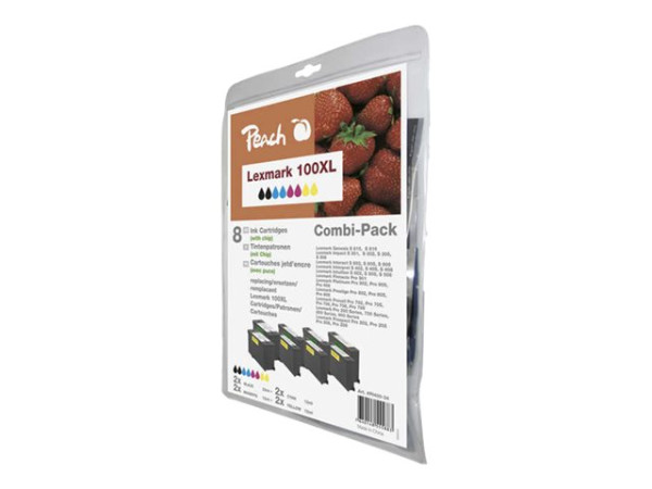 Peach Tinte Spar Pack PI400-34 kompatibel zu Lexmark 100XL