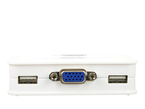 Umschalter Inline KVM Switch, 2-fach, VGA, USB, mit Kabeln