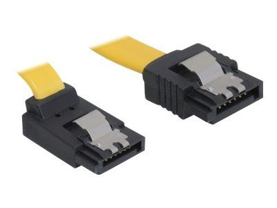 SATA-Kabel Delock SATA III -> SATA up St/St 0,50m gelb Clips