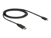 DeLOCK Delock USB 2.0 C>Micro B St/St 1m bk, Kabel schwarz