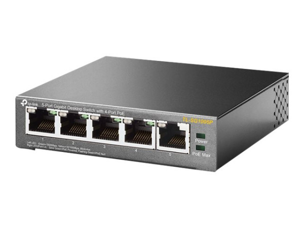 TP-Link TL-SG1005P PoE/GE/UNM/05 | 4x PoE, 1x normal